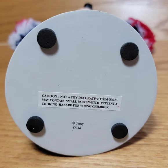 Vintage Walt Disney World Bobblehead Minnie Mouse Cheerleader Red, Blue … - Picture 14 of 15